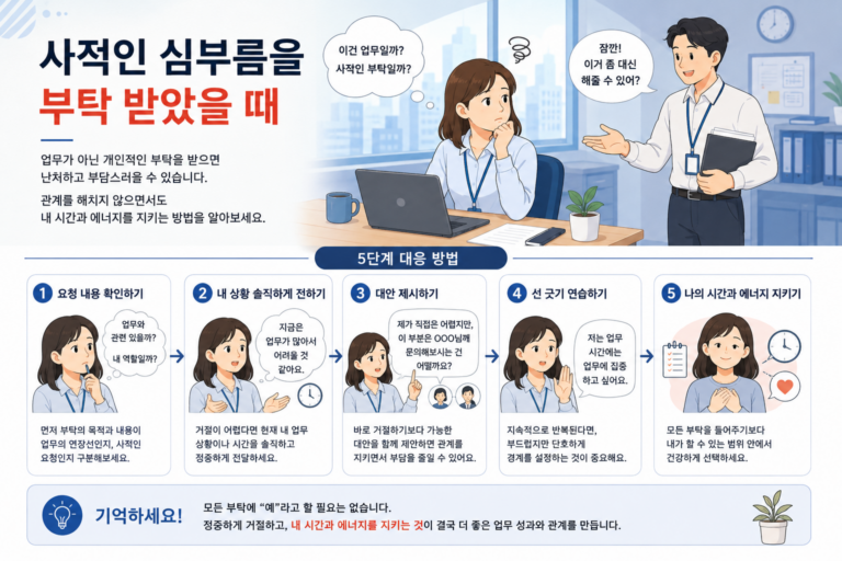 한 번의 심부름은 대개 아주 작은 일로 시작한다